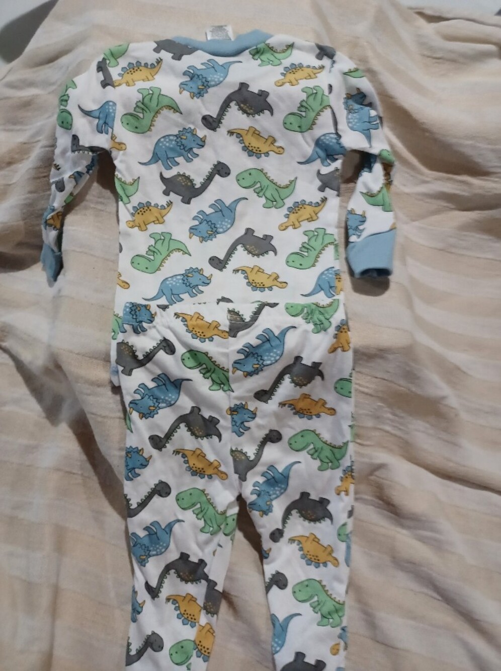 Playful Dinosaur Diaper Cover in Green, Blue & Yellow